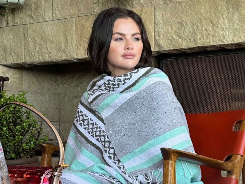 LBTC’s Cabo Mexican Blanket As Seen on Selena Gomez