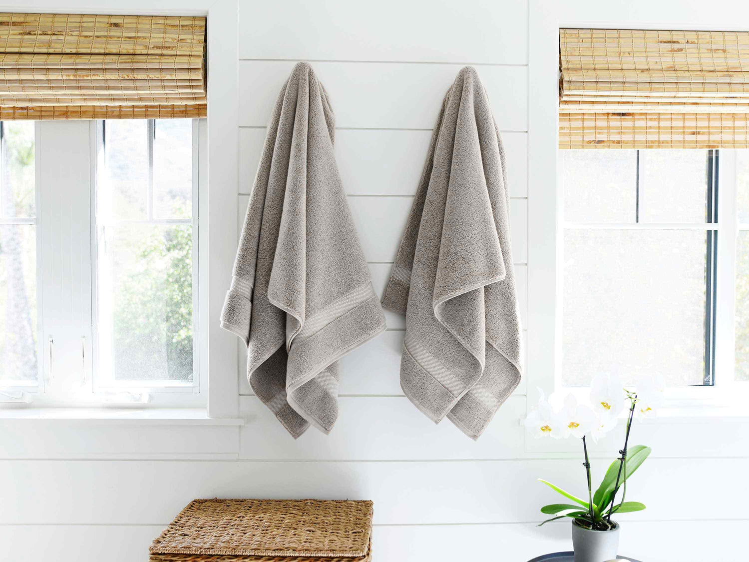 
      First picture of Sand Supima Cotton Bath Towels (Pair)
    