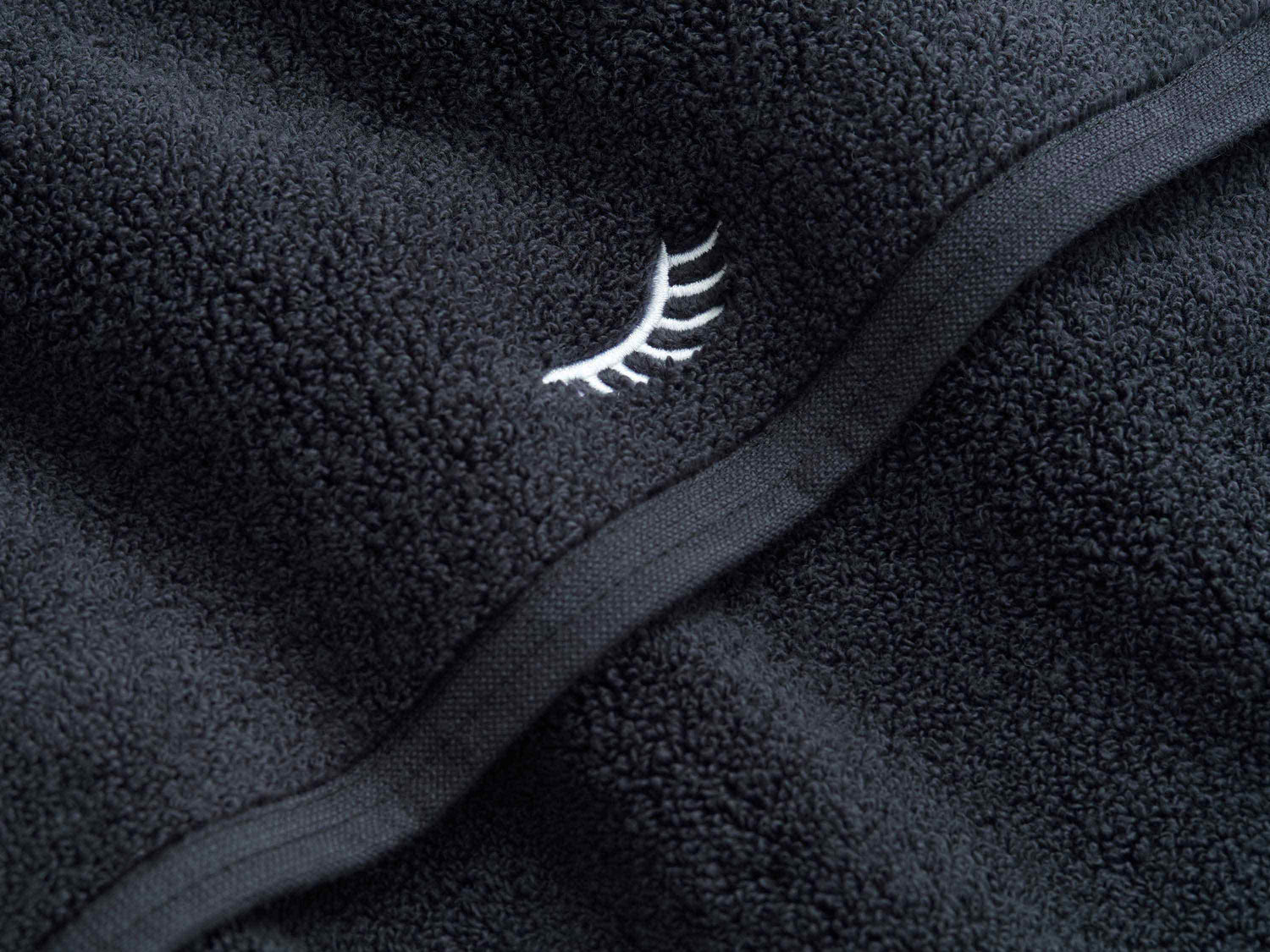 Second picture of Black Dusk Makeup Towels (Pair)