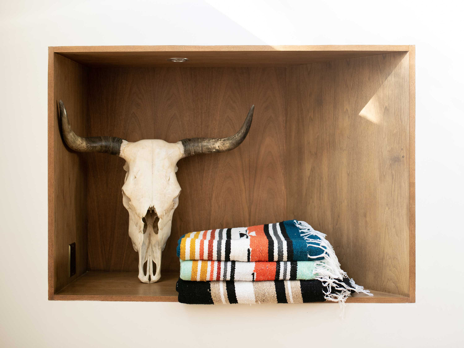 Third picture of Black Baja Mexican Blanket