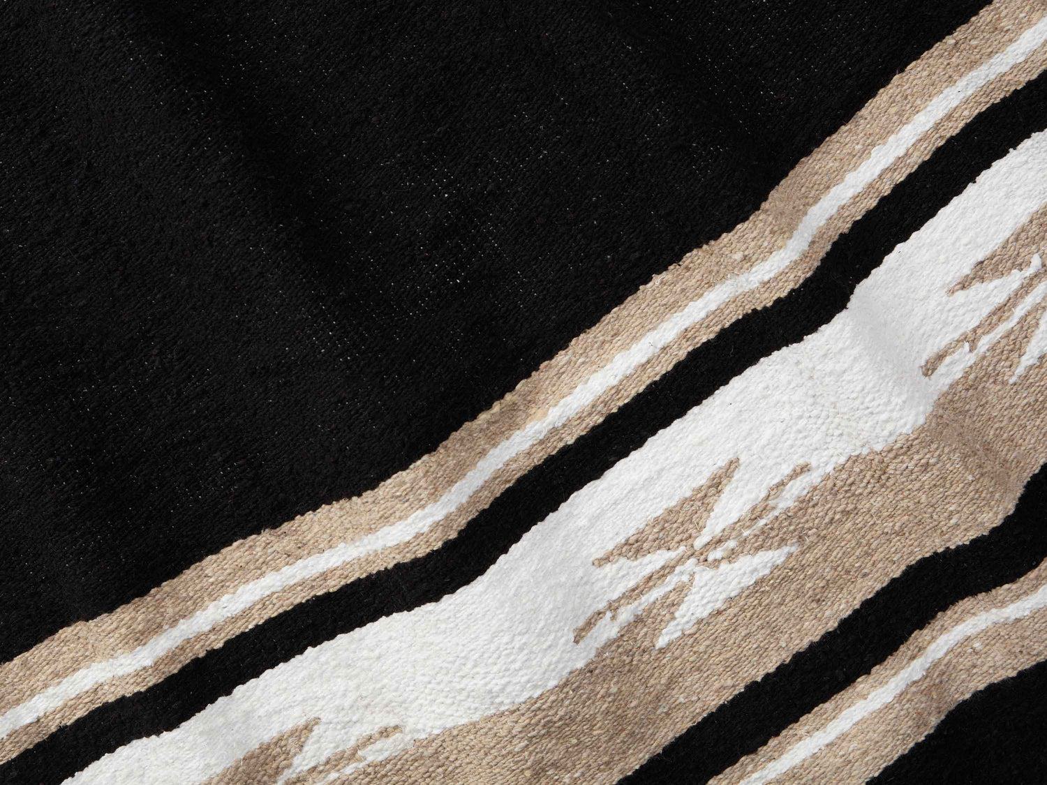Second picture of Black Baja Mexican Blanket