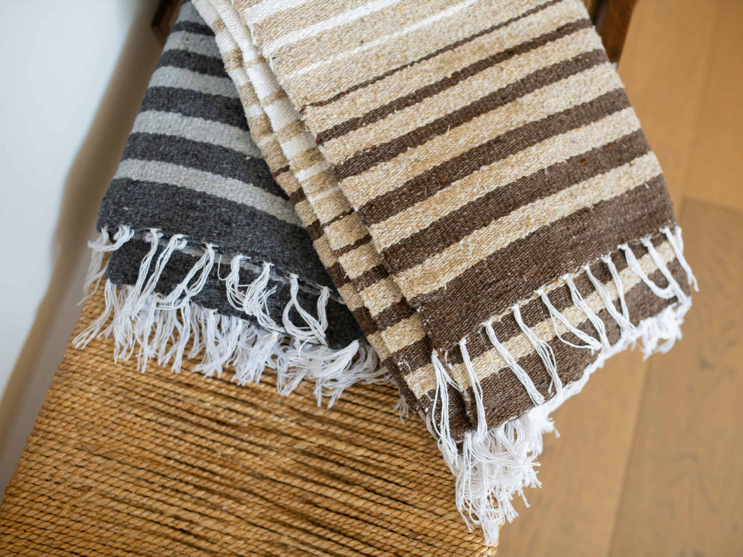 First picture of Mocha Tulum Mexican Blanket