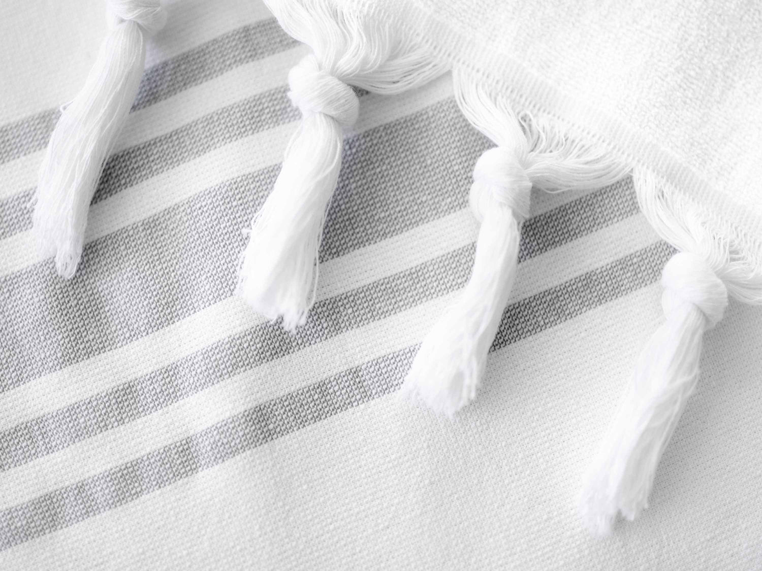 Second picture of White Stone Classic Turkish Towel
