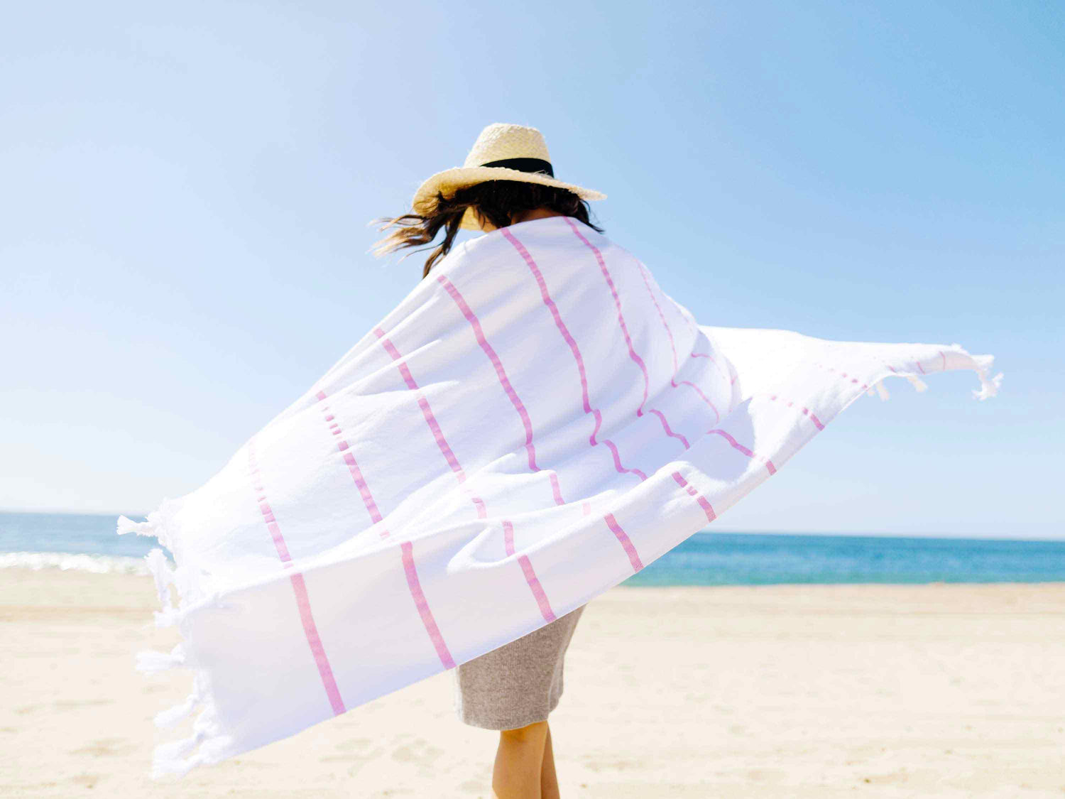 First picture of Flamingo Positano Turkish Towel