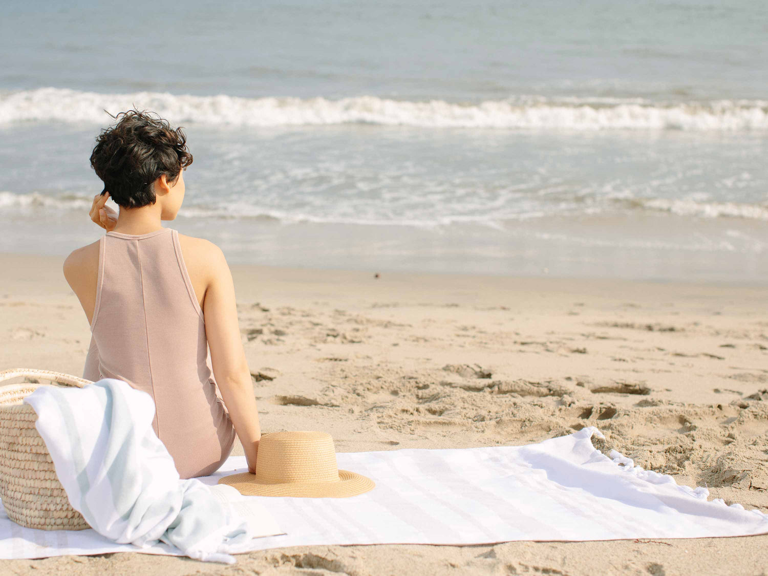 Third picture of Driftwood Savannah Turkish Towel