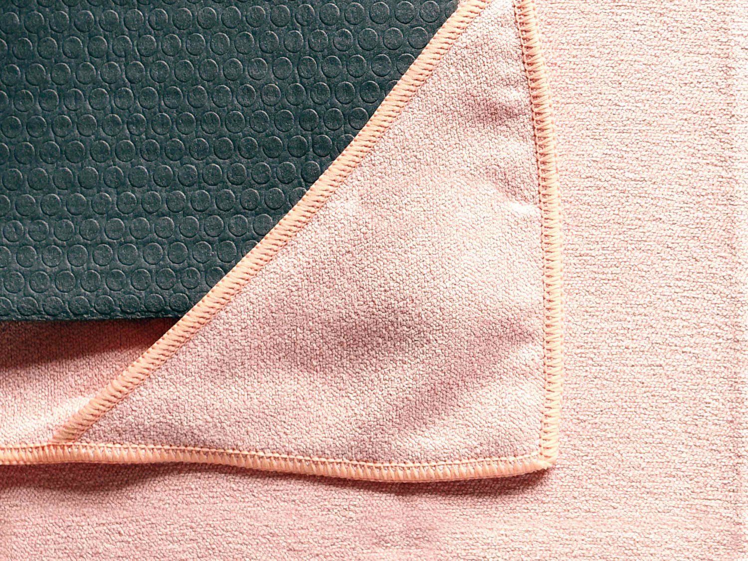 Second picture of Blush Yoga Mat Towel