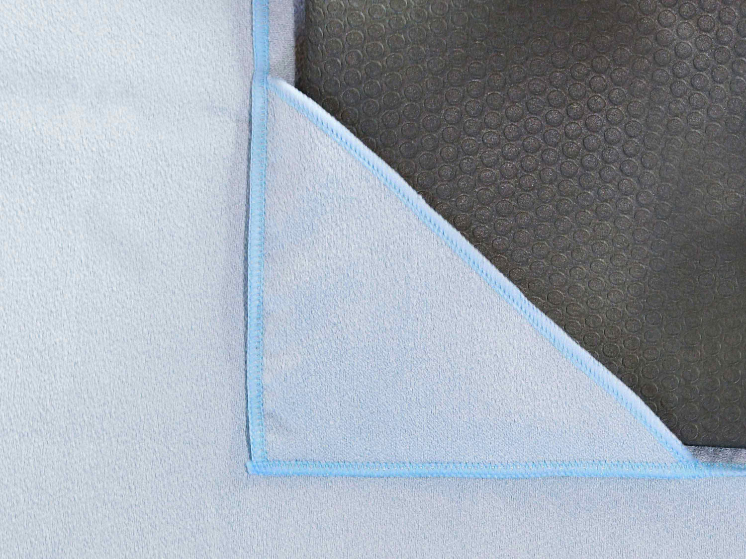 Second picture of Powder Blue Yoga Mat Towel