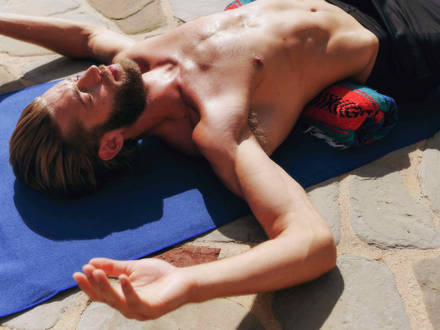 First picture of Sapphire Yoga Mat Towel