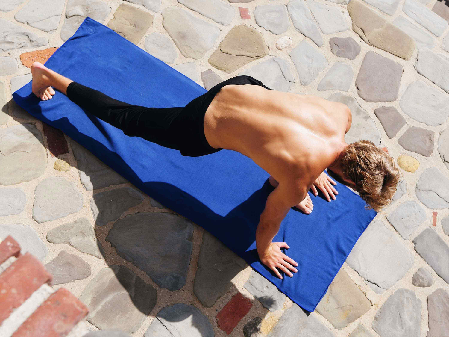 Third picture of Sapphire Yoga Mat Towel