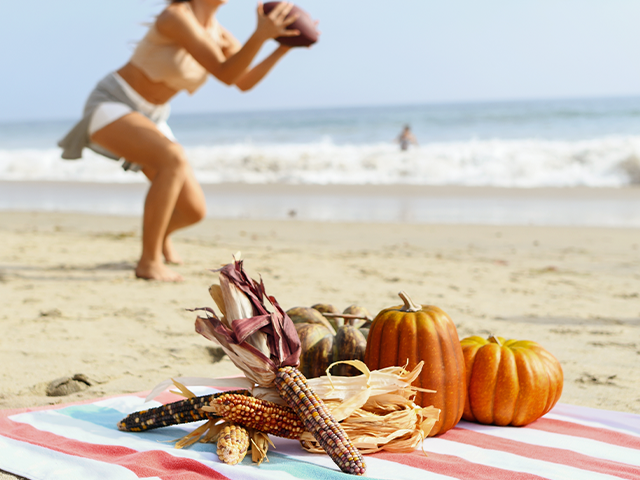 How to Celebrate Thanksgiving at the Beach