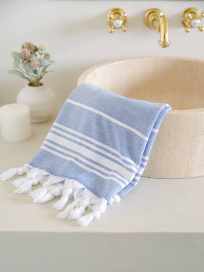 White Supima Cotton Bath Towels (Pair) – Laguna Beach Textile Company