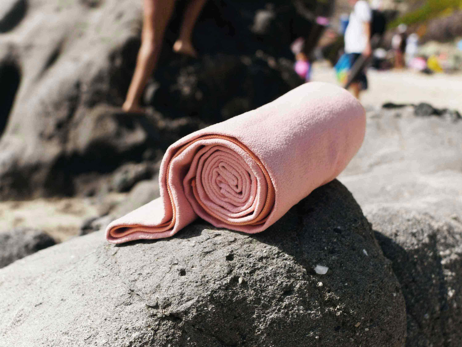 
      Third picture of Blush Yoga Mat Towel
    
