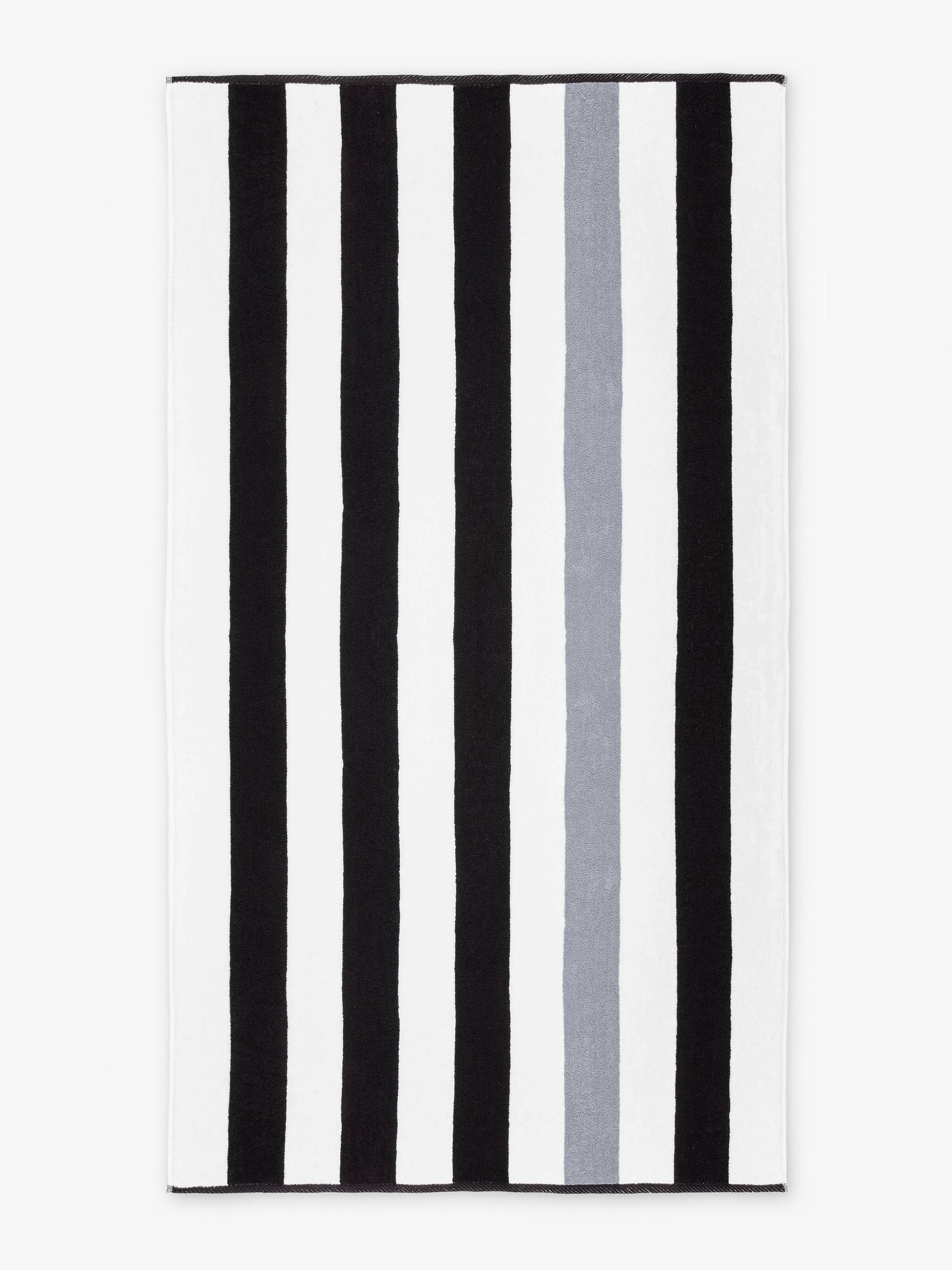 Black & Stone Classic Cabana Beach Towel Laguna Beach Textile Company