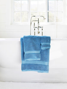 Seal Blue Towel Set - Bath Towel, Hand Towel, and Wash Cloth