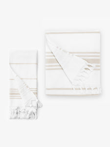 White Dune Classic Turkish Towels Set