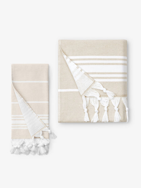 Walsenburg Turkish Cotton Hand Towel (Set of 2) Lark Manor Color: Teal, Letter: S